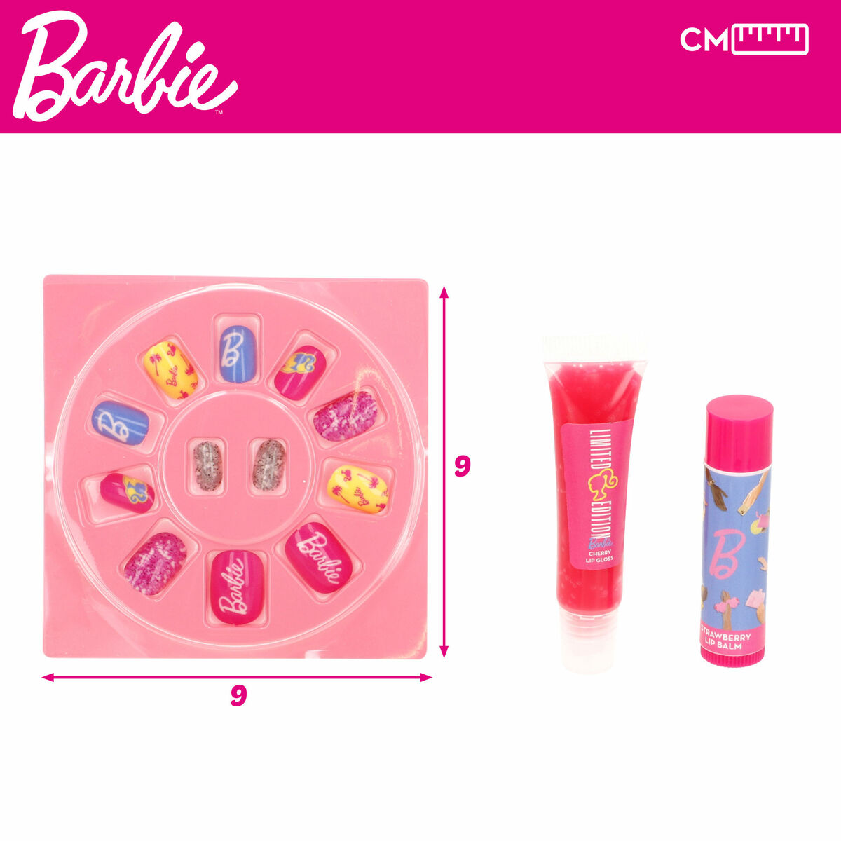 Children’s Make-up Set Barbie 9 x 1 x 9 cm
