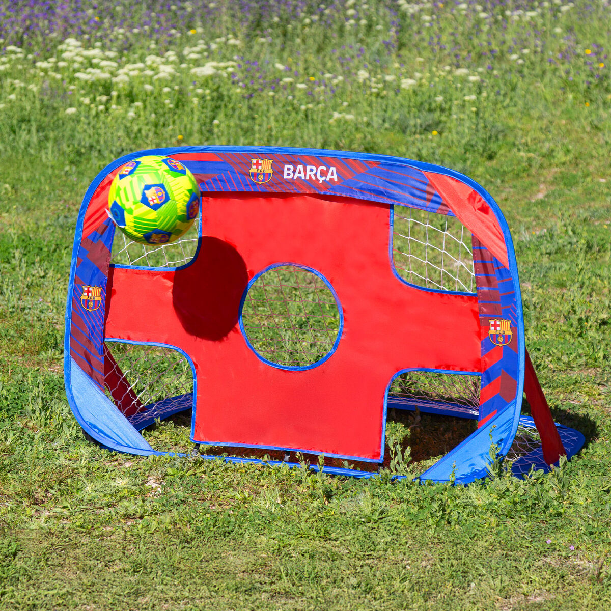 Football Goal F.C. Barcelona 120 x 80 x 80 cm