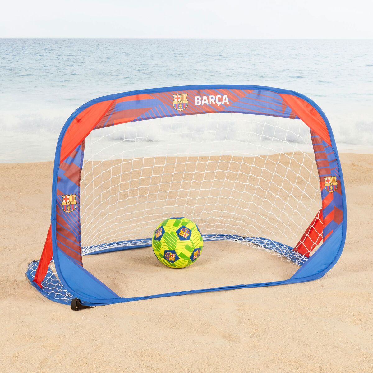 Football Goal F.C. Barcelona 120 x 80 x 80 cm (2 Units)