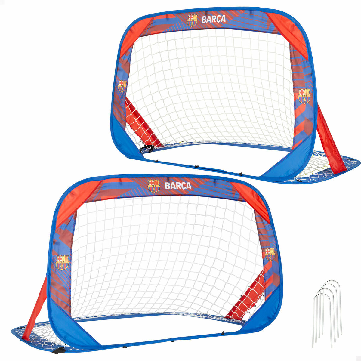 Football Goal F.C. Barcelona 120 x 80 x 80 cm (2 Units) Football Goal F.C. Barcelona 120 x 80 x 80 cm (2 Units)