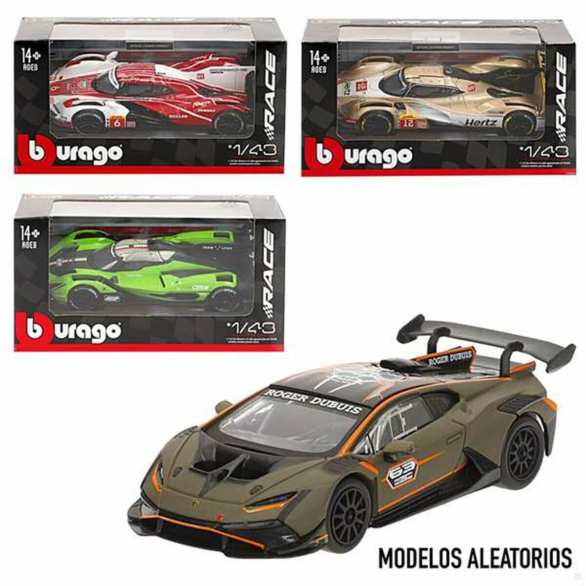 Car Bburago Racing Series 2025 V1 1:43