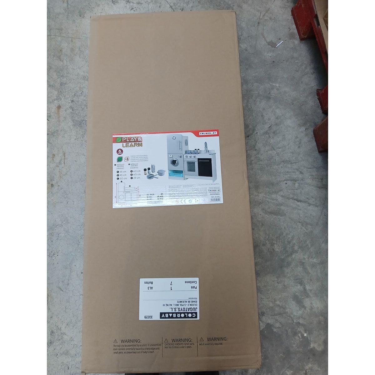 Toy kitchen Woomax Wood 9 Pieces 105 x 30 x 95 cm