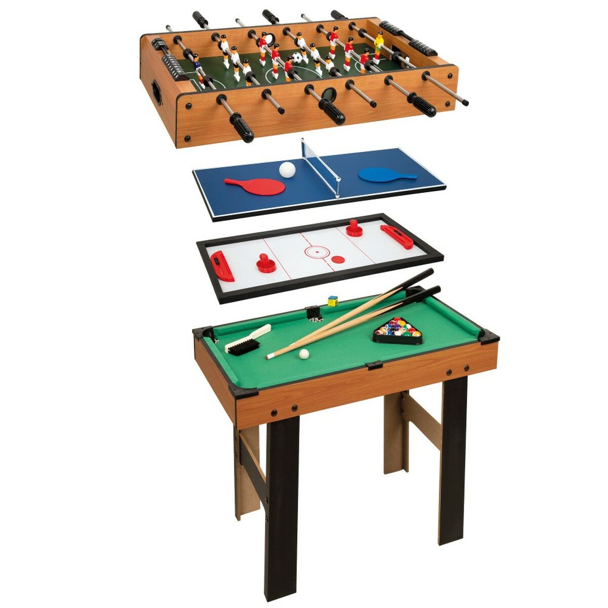 Multi-game Table Colorbaby 4-in-1 87 x 73 x 43 cm Multi-game Table Colorbaby 4-in-1 87 x 73 x 43 cm