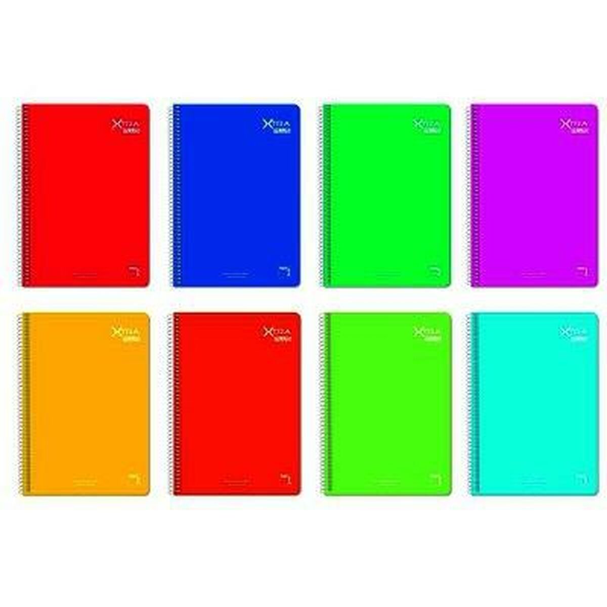 Set of exercise books Pacsa XTRA Din A4 80 Sheets 21,5 x 31,5 cm 5 Pieces (6 Units)