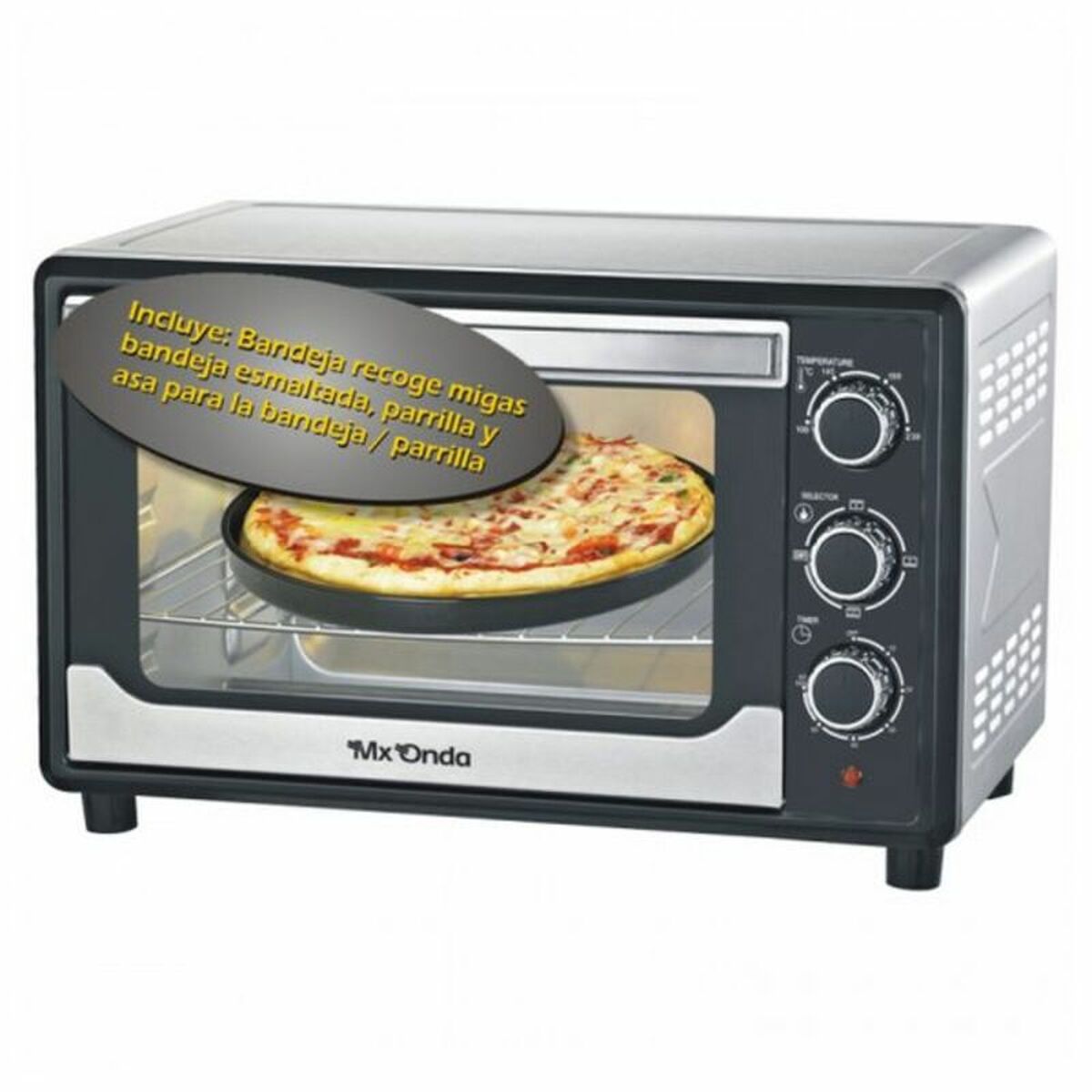Mini Electric Oven Mx Onda MX-HC2181 1600W 30 L 30 L Mini Electric Oven Mx Onda MX-HC2181 1600W 30 L 30 L