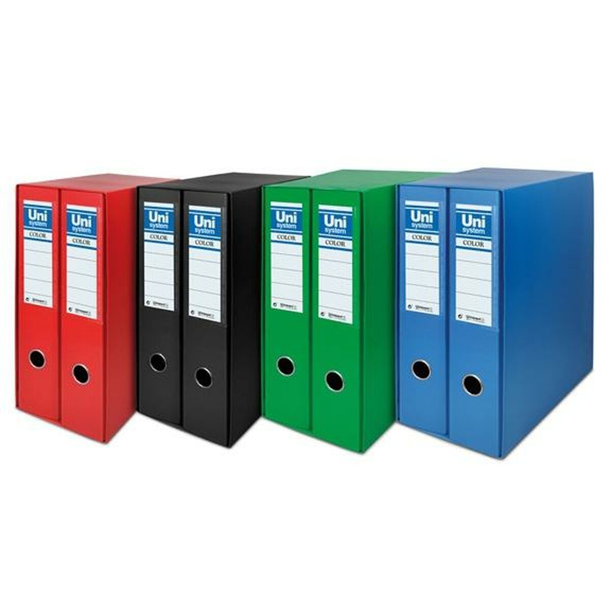 Lever Arch File Unipapel 2 Pieces Red A4 31,8 x 29 x 7,5 cm