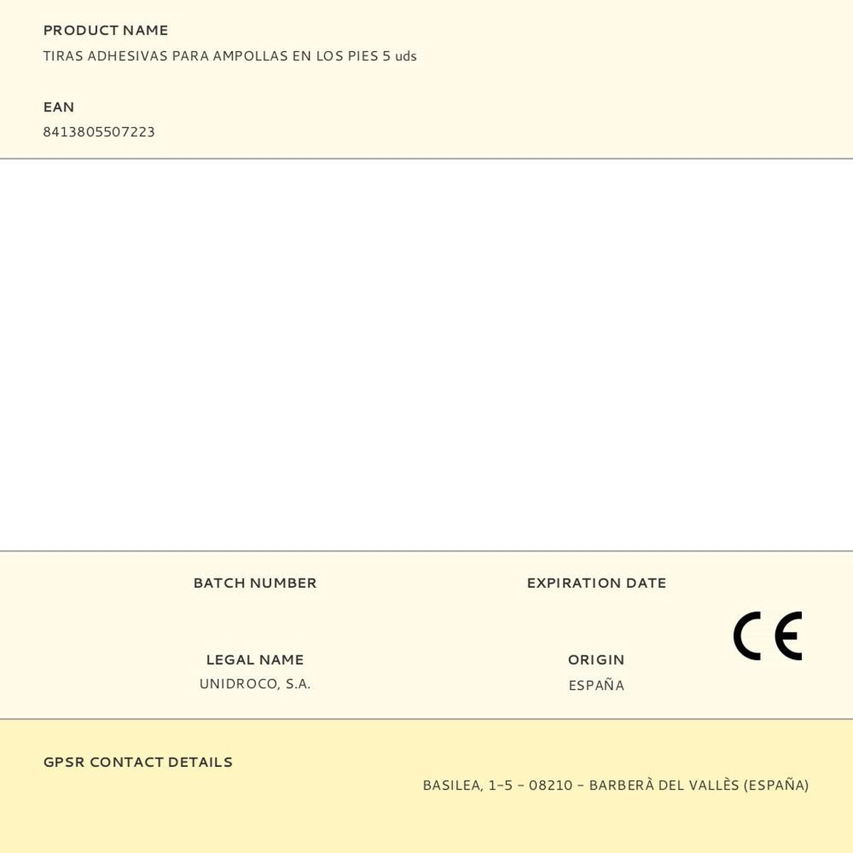 Plasters for blisters Baikim 5 Units