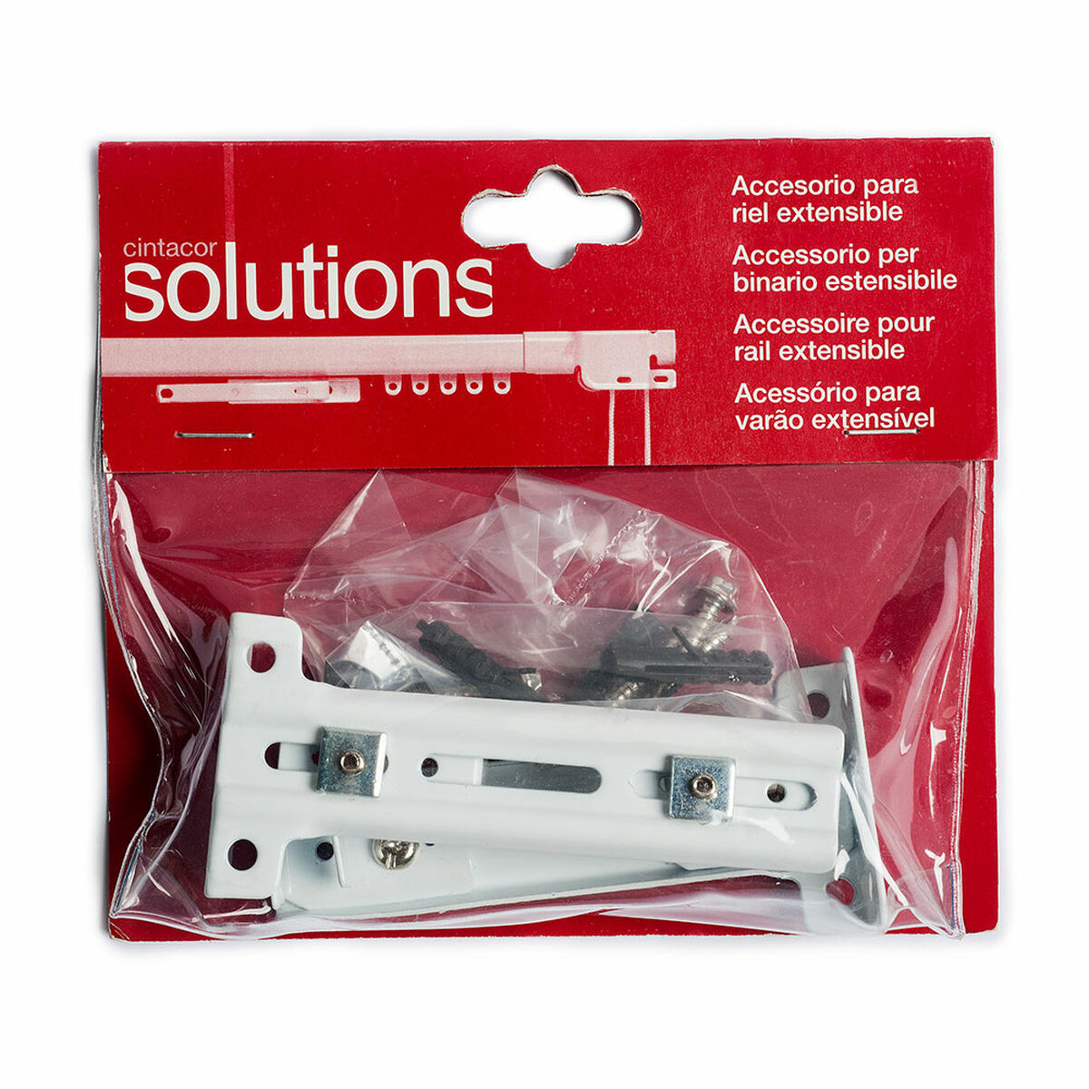 Curtain rail brackets Stor Planet Cintacor White