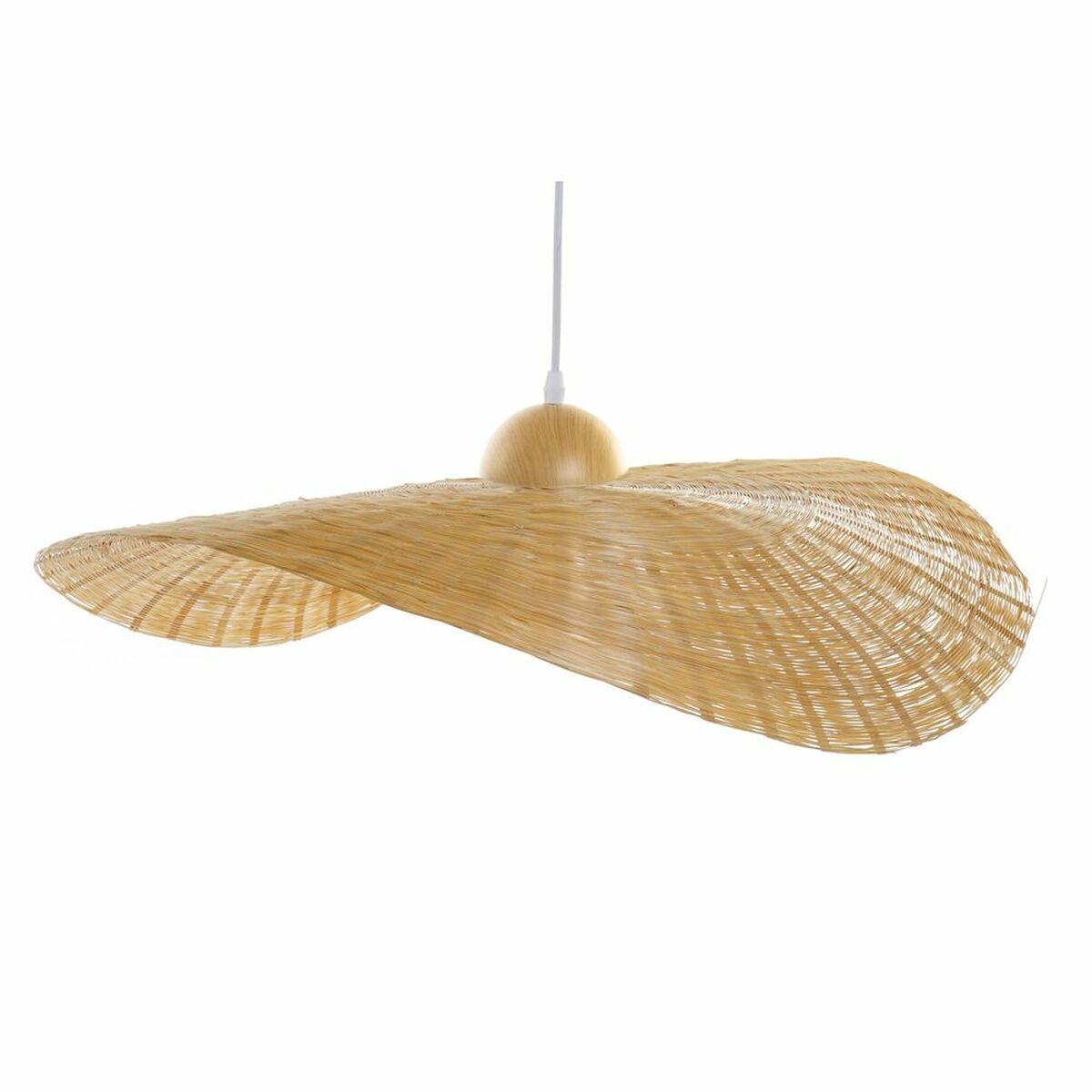 Ceiling Light DKD Home Decor 70 x 70 x 10 cm Natural 220 V 40 W Sunhat Ceiling Light DKD Home Decor 70 x 70 x 10 cm Natural 220 V 40 W Sunhat