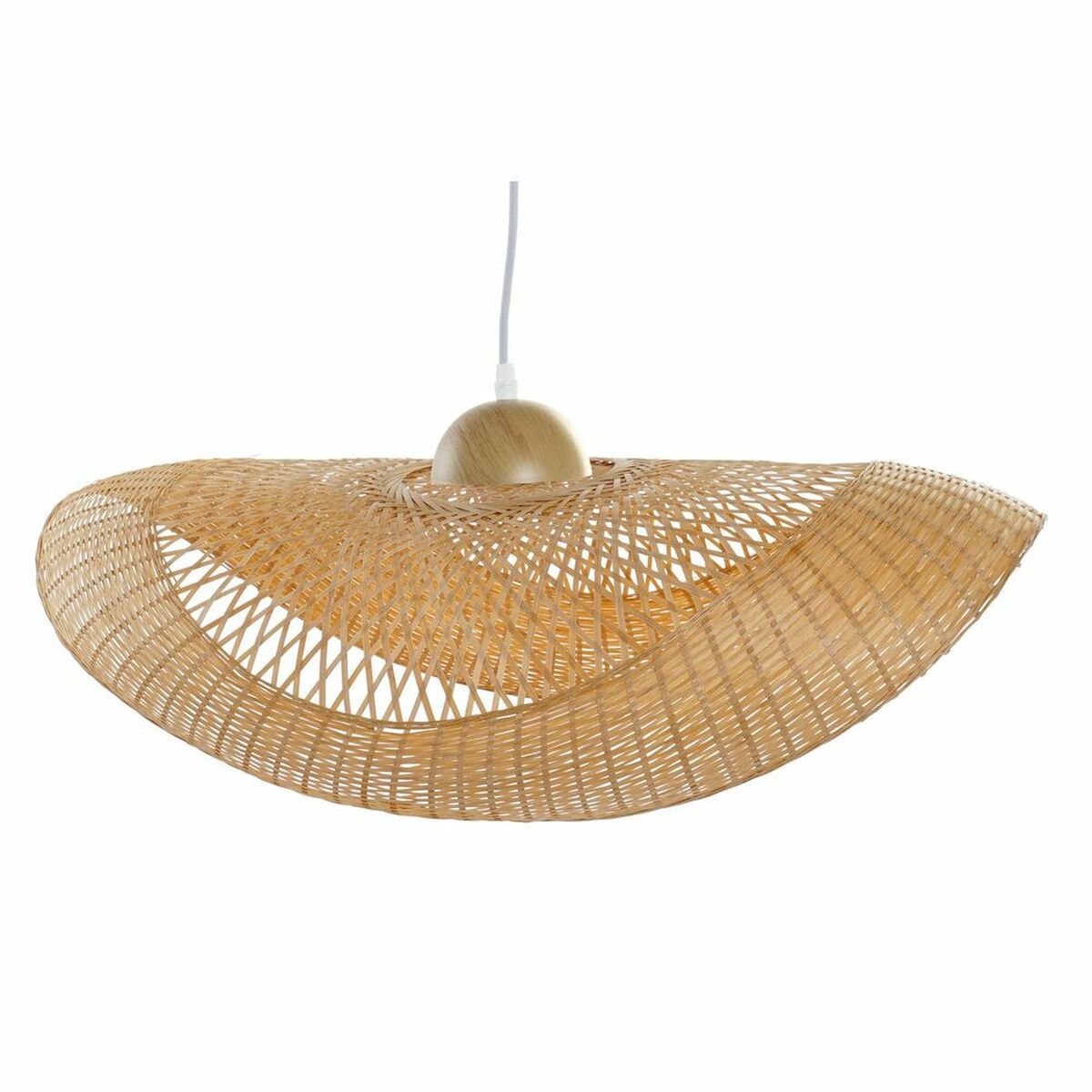Ceiling Light DKD Home Decor Brown Bamboo 40 W Sunhat 220 V 70 x 34 x 20 cm Ceiling Light DKD Home Decor Brown Bamboo 40 W Sunhat 220 V 70 x 34 x 20 cm