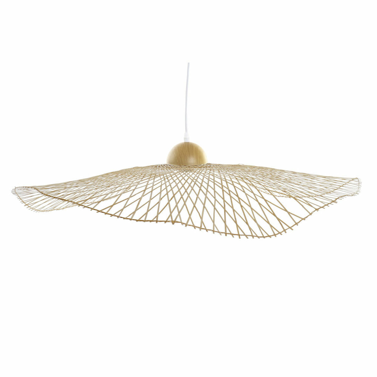 Ceiling Light DKD Home Decor Bamboo Sunhat (88 x 88 x 17 cm) Ceiling Light DKD Home Decor Bamboo Sunhat (88 x 88 x 17 cm)