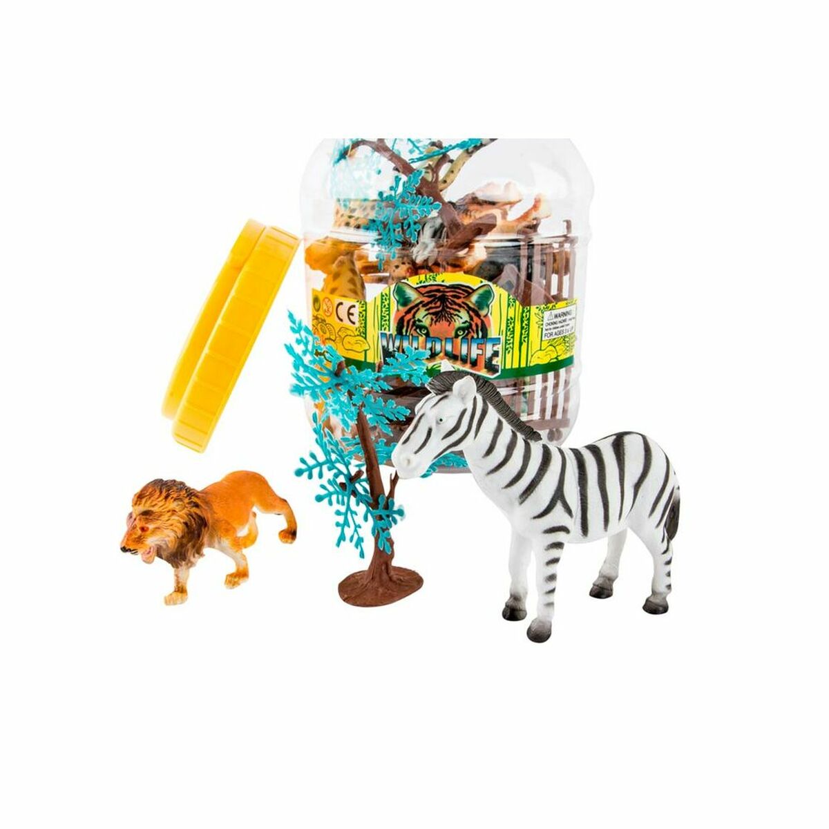 Animal figures DKD Home Decor PVC Aluminium (2 Units) Animal figures DKD Home Decor PVC Aluminium (2 Units)