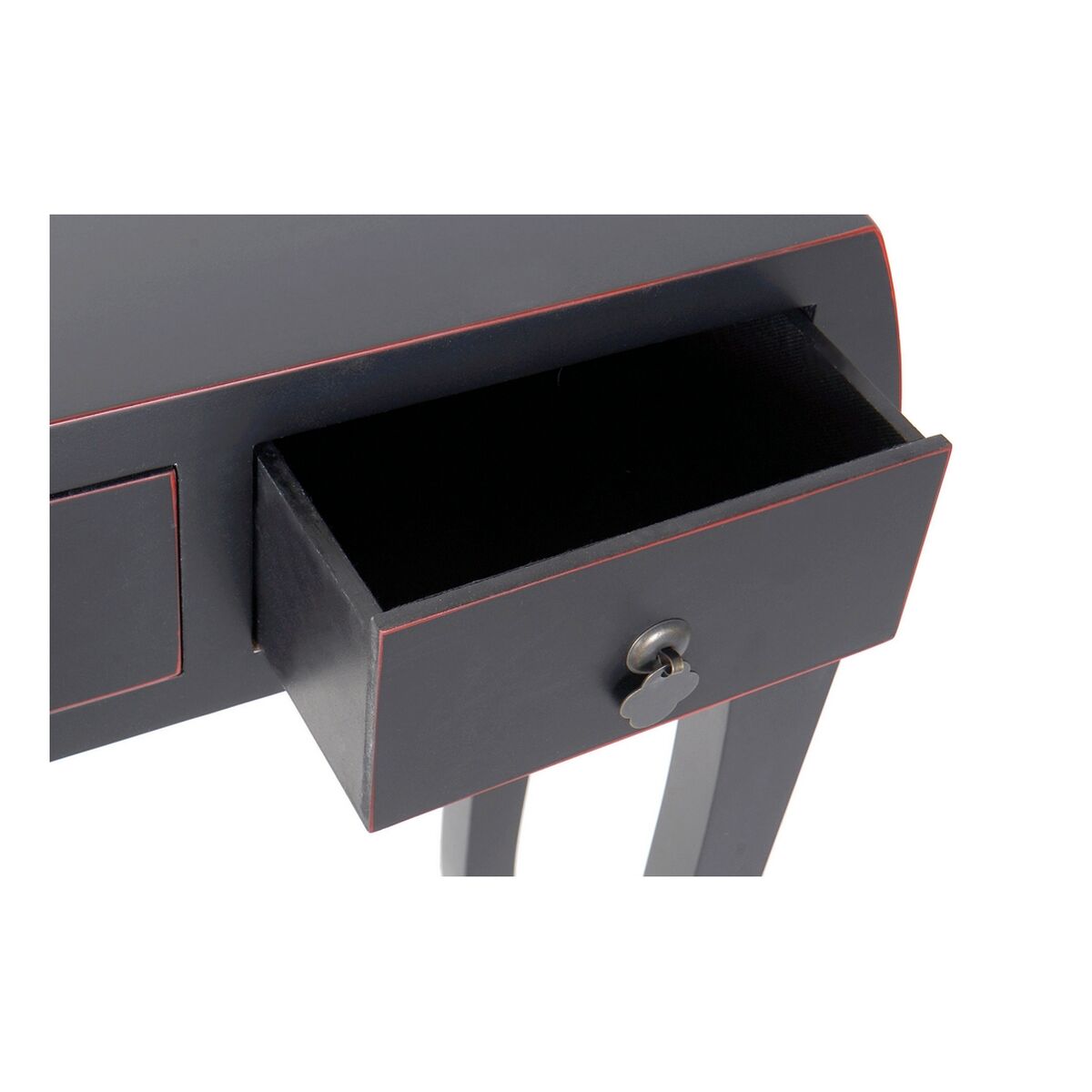 Hall Table with 3 Drawers DKD Home Decor Black 96 x 26 x 80 cm