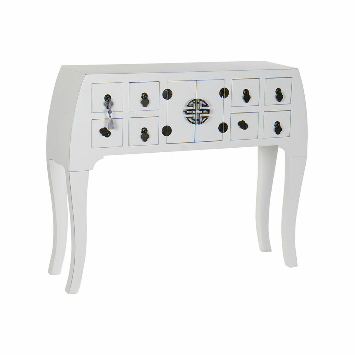 Hall DKD Home Decor White Silver 98 x 26 x 80 cm