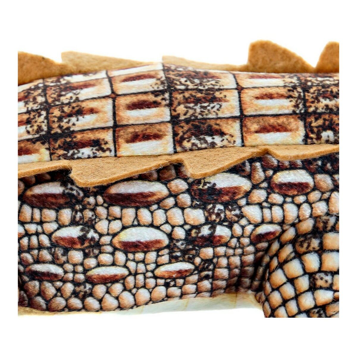 Fluffy toy DKD Home Decor S3016335 Brown Children’s Crocodile 46 x 22 x 8 cm