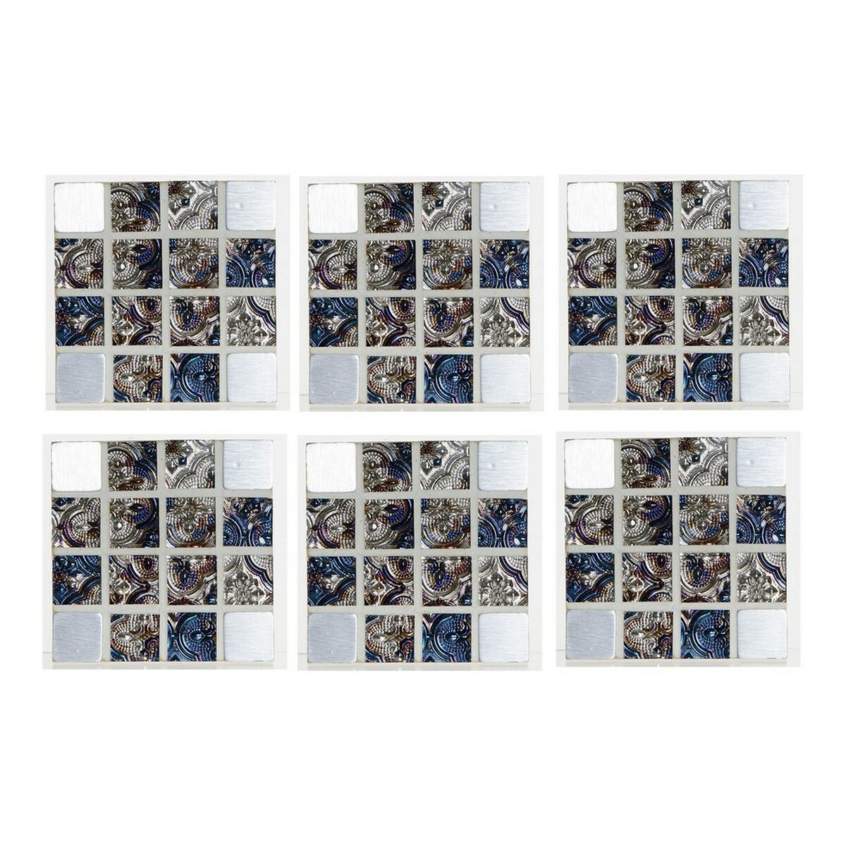 Coasters DKD Home Decor Resin MDF Wood (6 pcs)