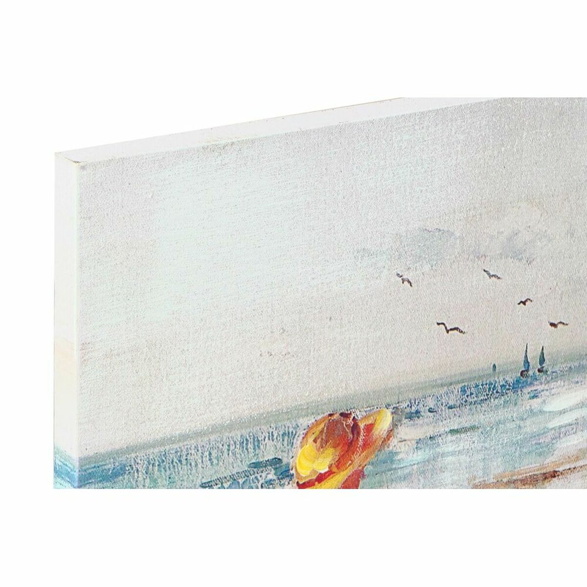 Painting DKD Home Decor Beach Boys (50 x 2,5 x 70 cm) (2 Units)
