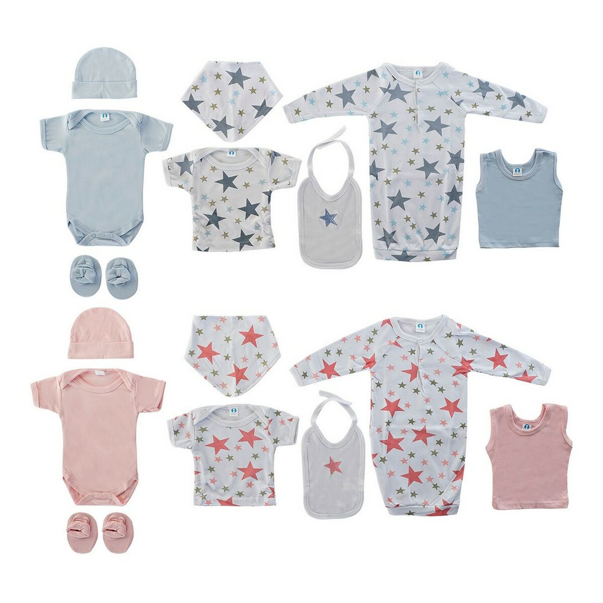 Gift Set for Babies DKD Home Decor 0-6 Months Cotton (2 pcs) Gift Set for Babies DKD Home Decor 0-6 Months Cotton (2 pcs)