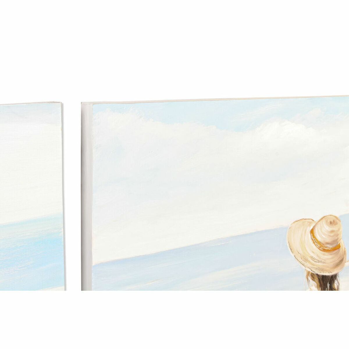 Painting DKD Home Decor Lady 90 x 4 x 120 cm Mediterranean (2 Units)