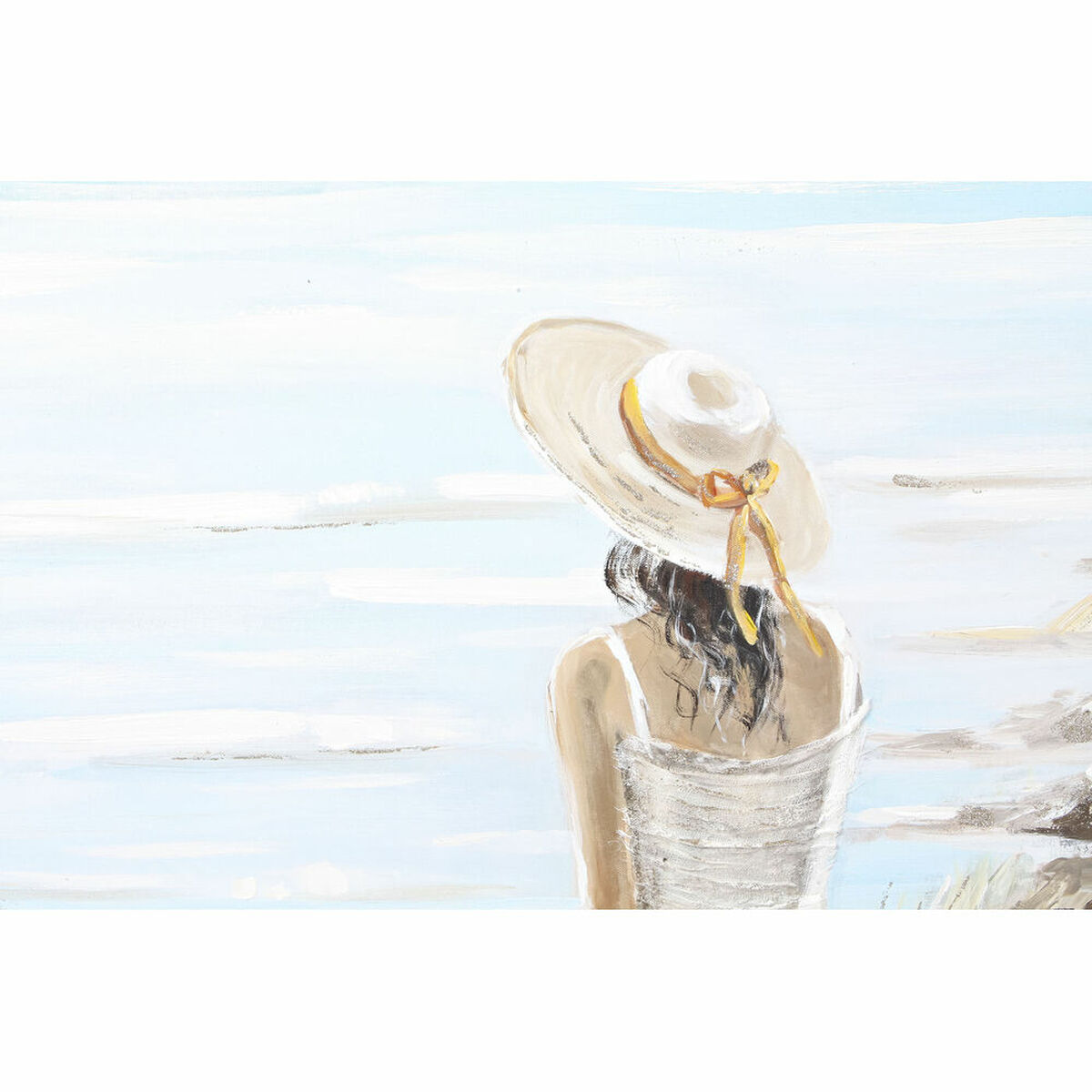 Painting DKD Home Decor Lady 90 x 4 x 120 cm Mediterranean (2 Units)