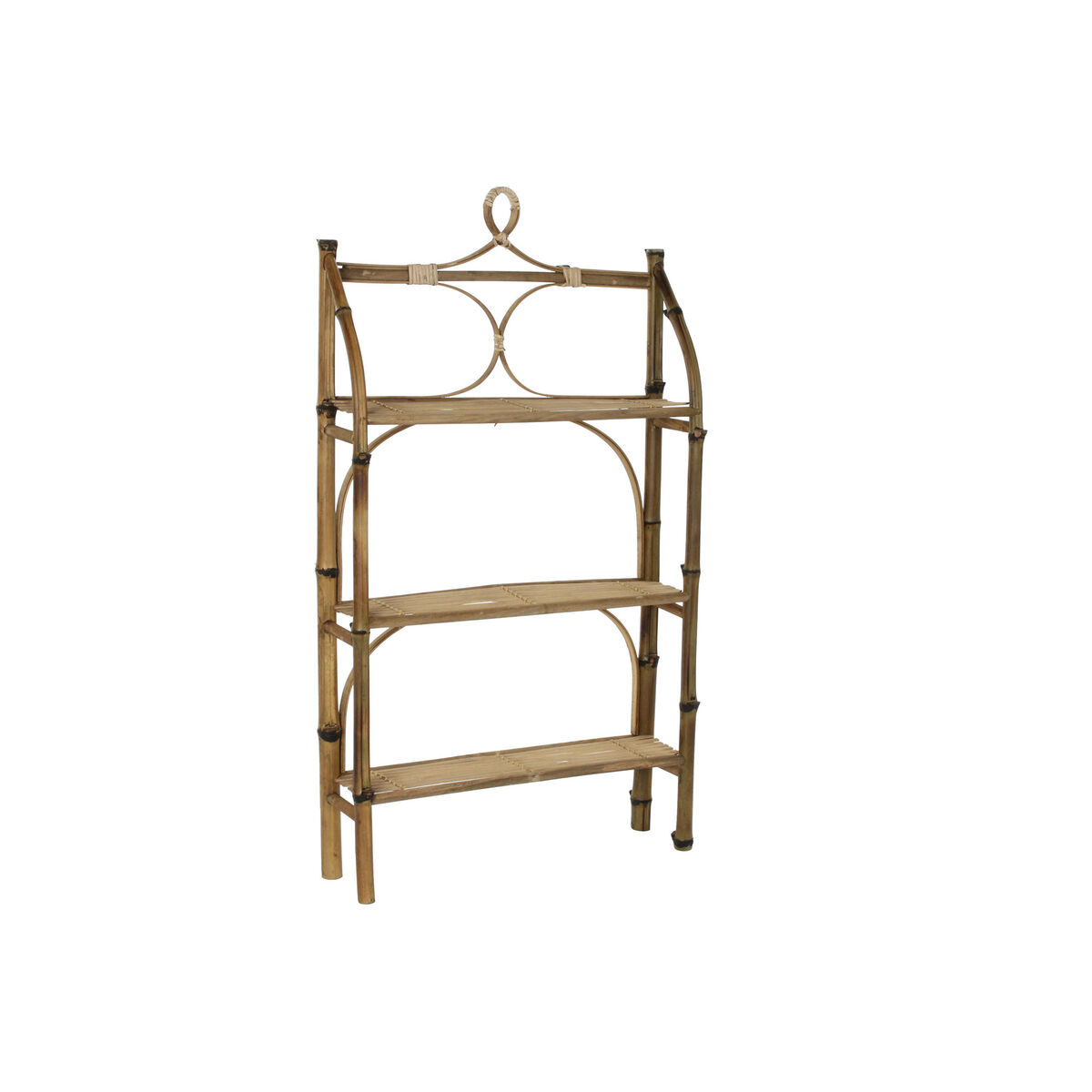 Shelves DKD Home Decor Natural Rattan Bamboo 3 Shelves (62 x 15 x 103 cm) Shelves DKD Home Decor Natural Rattan Bamboo 3 Shelves (62 x 15 x 103 cm)