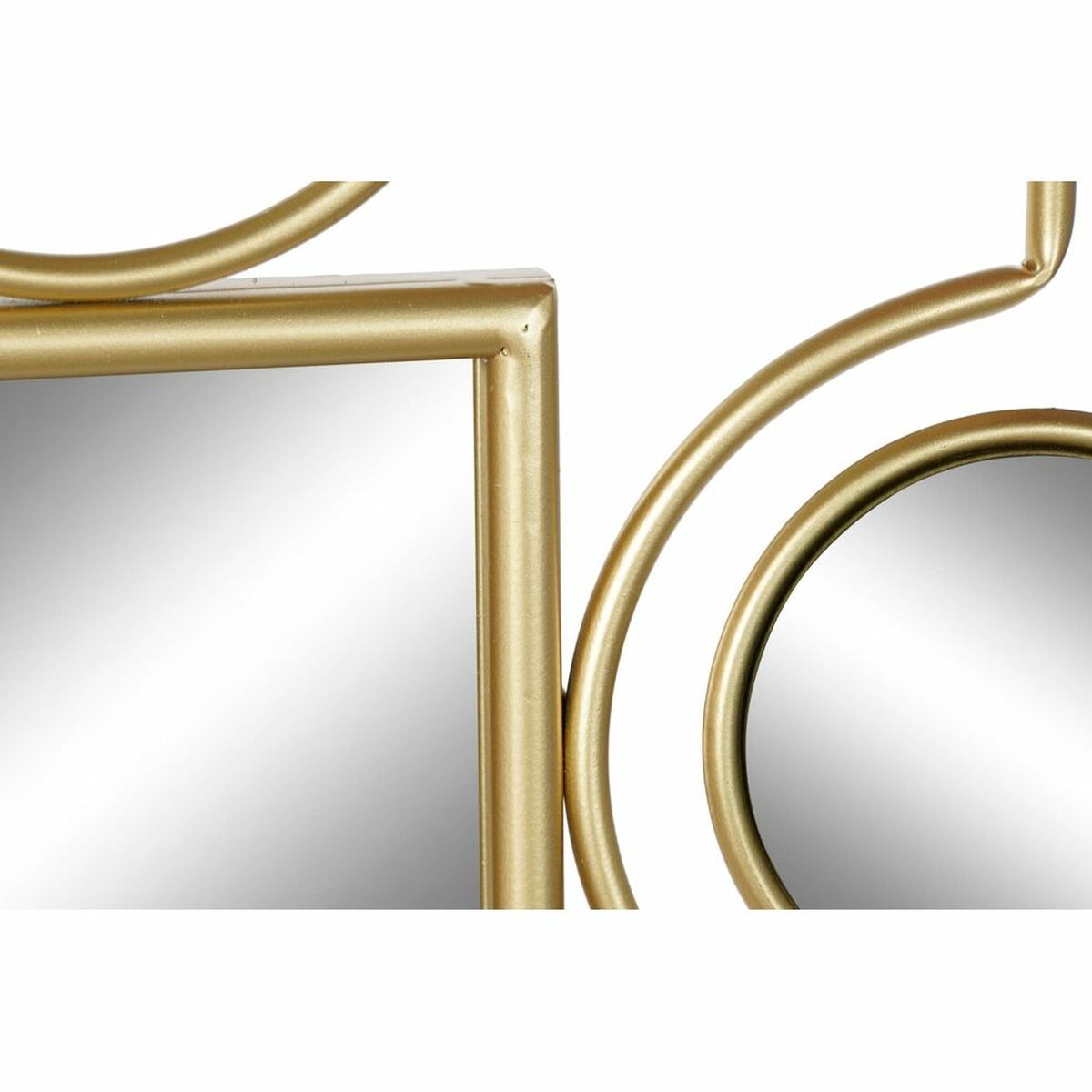 Wall mirror DKD Home Decor Black Golden 70 x 2 x 100 cm Vintage
