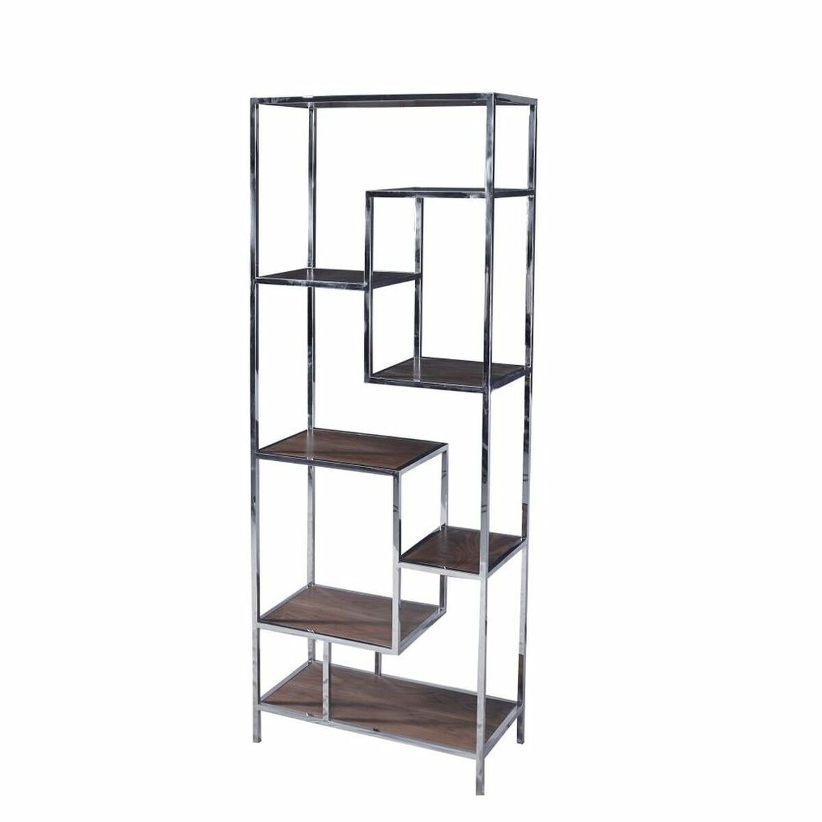 Shelves DKD Home Decor Silver Steel MDF Wood (80 x 40 x 200 cm) Shelves DKD Home Decor Silver Steel MDF Wood (80 x 40 x 200 cm)