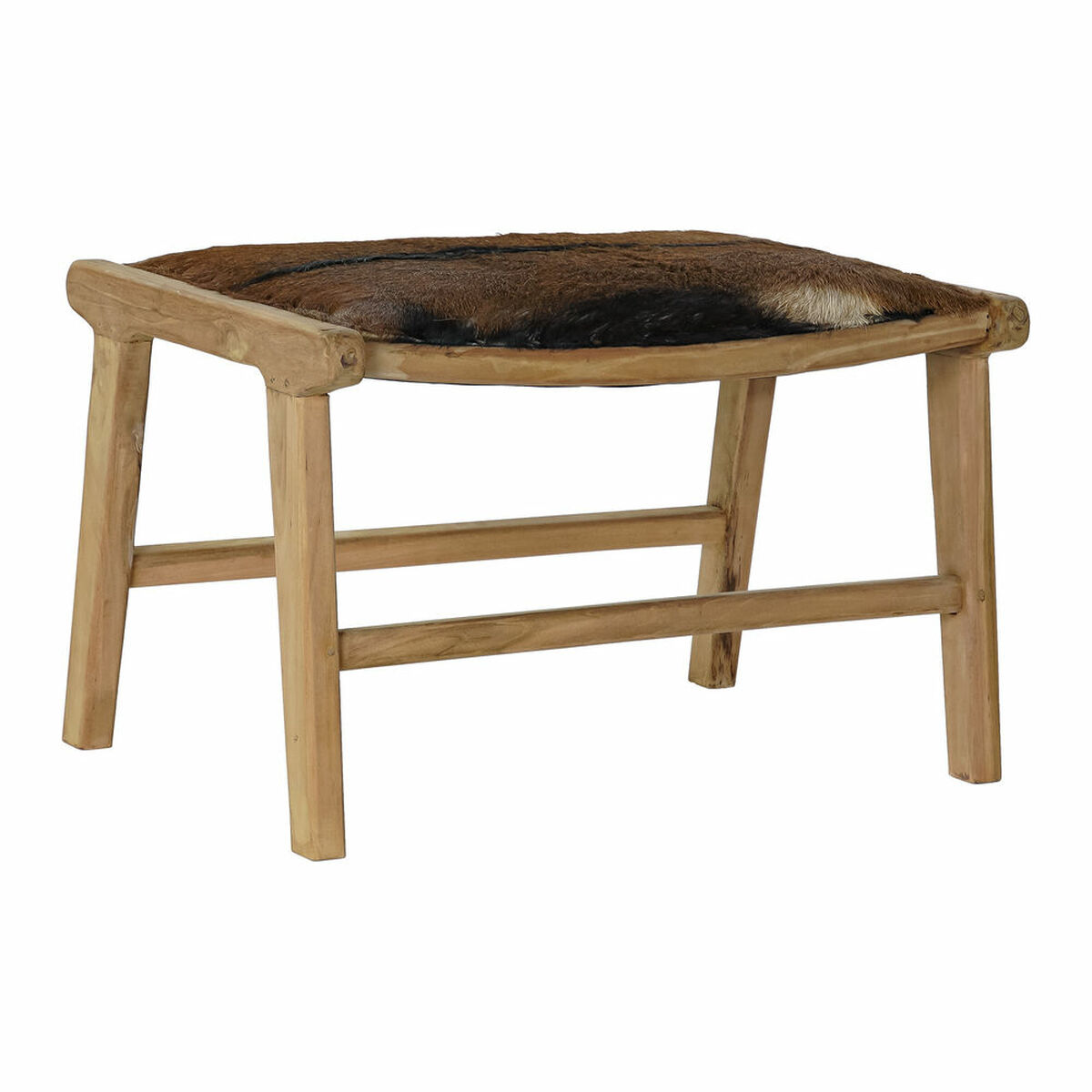 Bench DKD Home Decor 8424001823215 Brown Multicolour Natural Teak 65 x 47 x 42 cm Bench DKD Home Decor 8424001823215 Brown Multicolour Natural Teak 65 x 47 x 42 cm