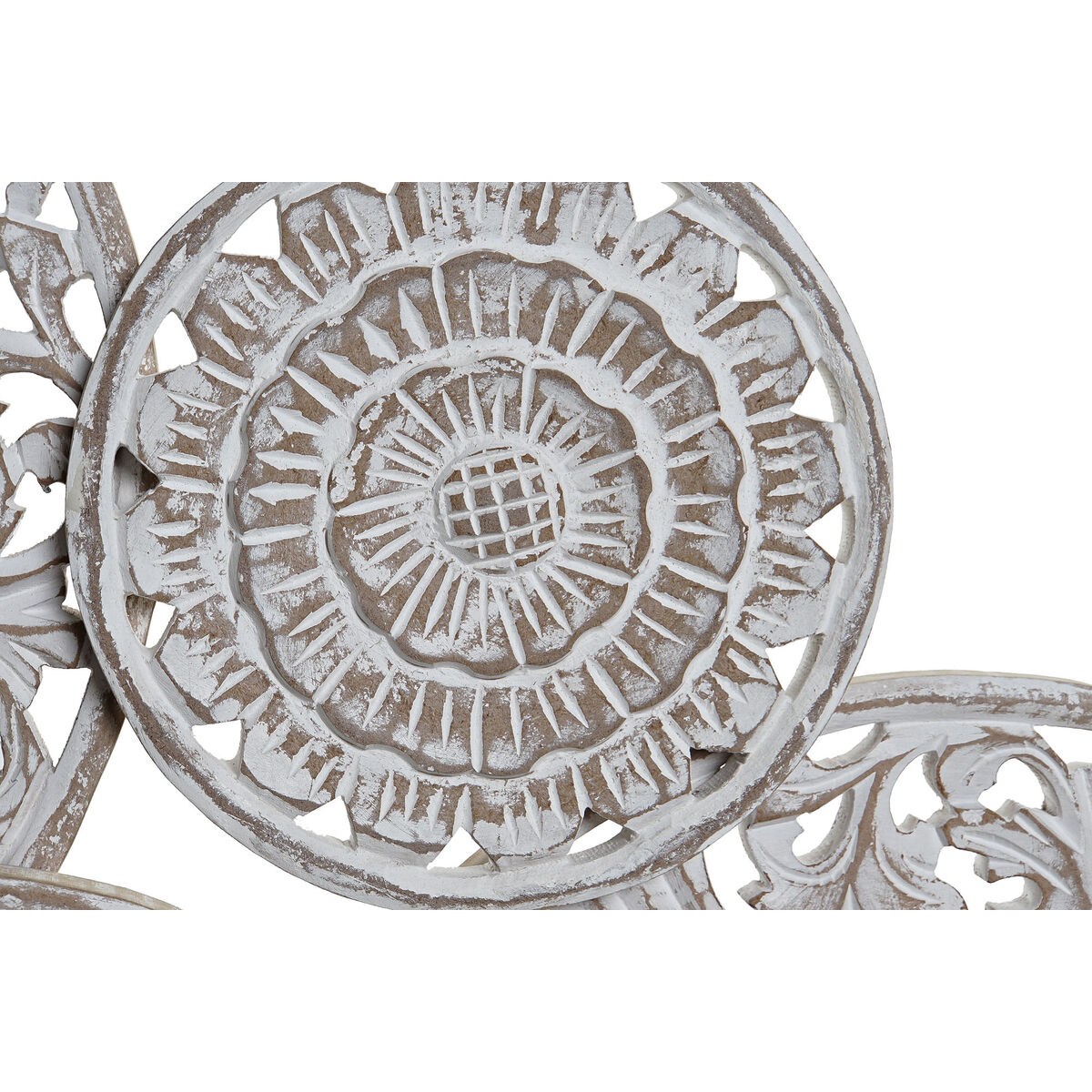 Wall Decoration DKD Home Decor Mango wood Tropical Circles (108 x 3,5 x 64 cm)