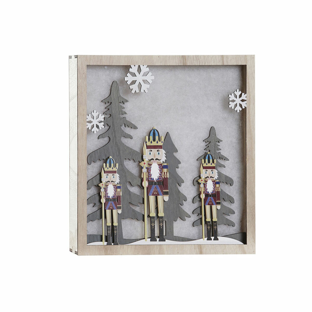 Wall Decoration DKD Home Decor Nutcracker MDF Wood (2 pcs) (30 x 4.5 x 30 cm) Wall Decoration DKD Home Decor Nutcracker MDF Wood (2 pcs) (30 x 4.5 x 30 cm)