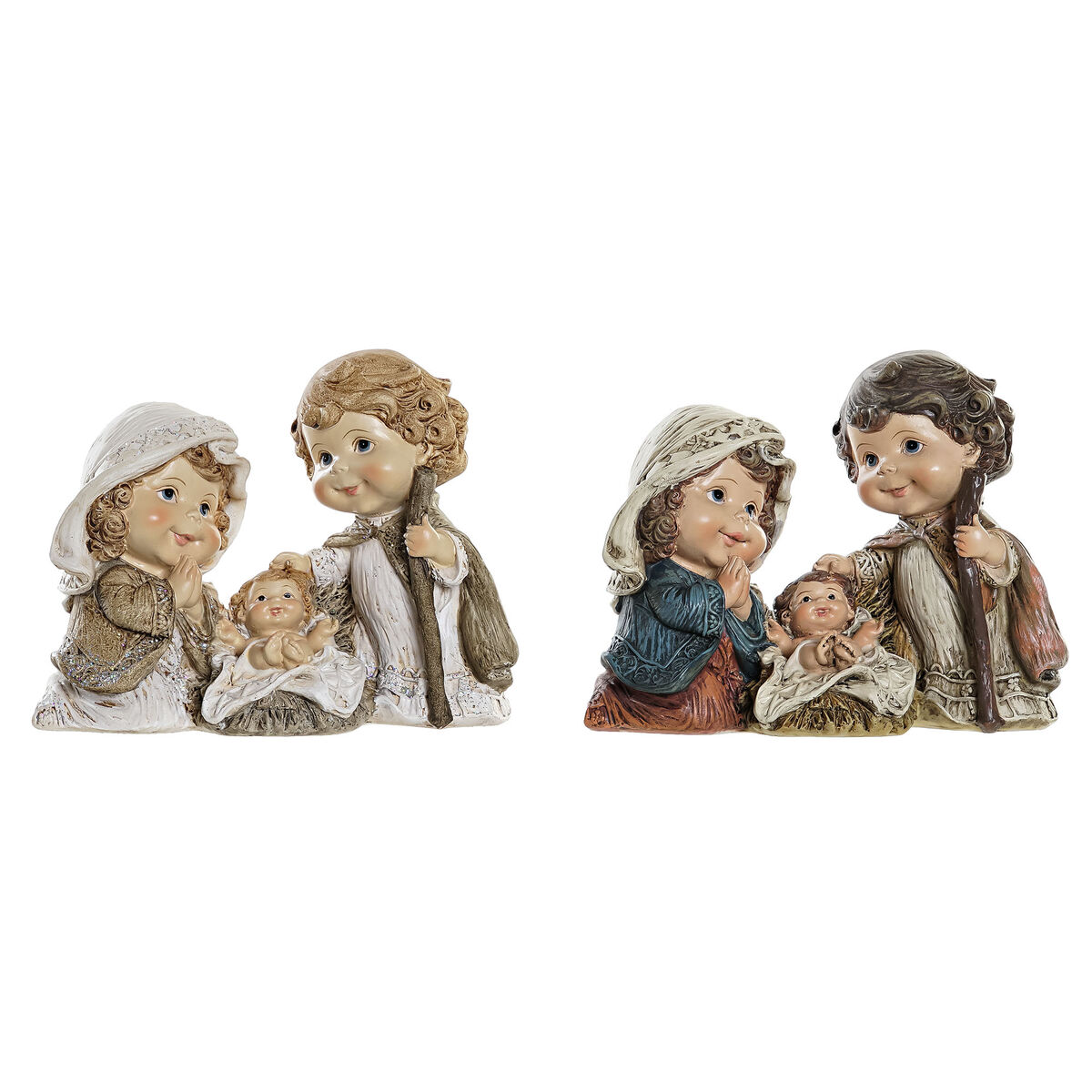 Christmas nativity set DKD Home Decor Resin Multicolour (16 x 9 x 12 cm) (2 Units) Christmas nativity set DKD Home Decor Resin Multicolour (16 x 9 x 12 cm) (2 Units)