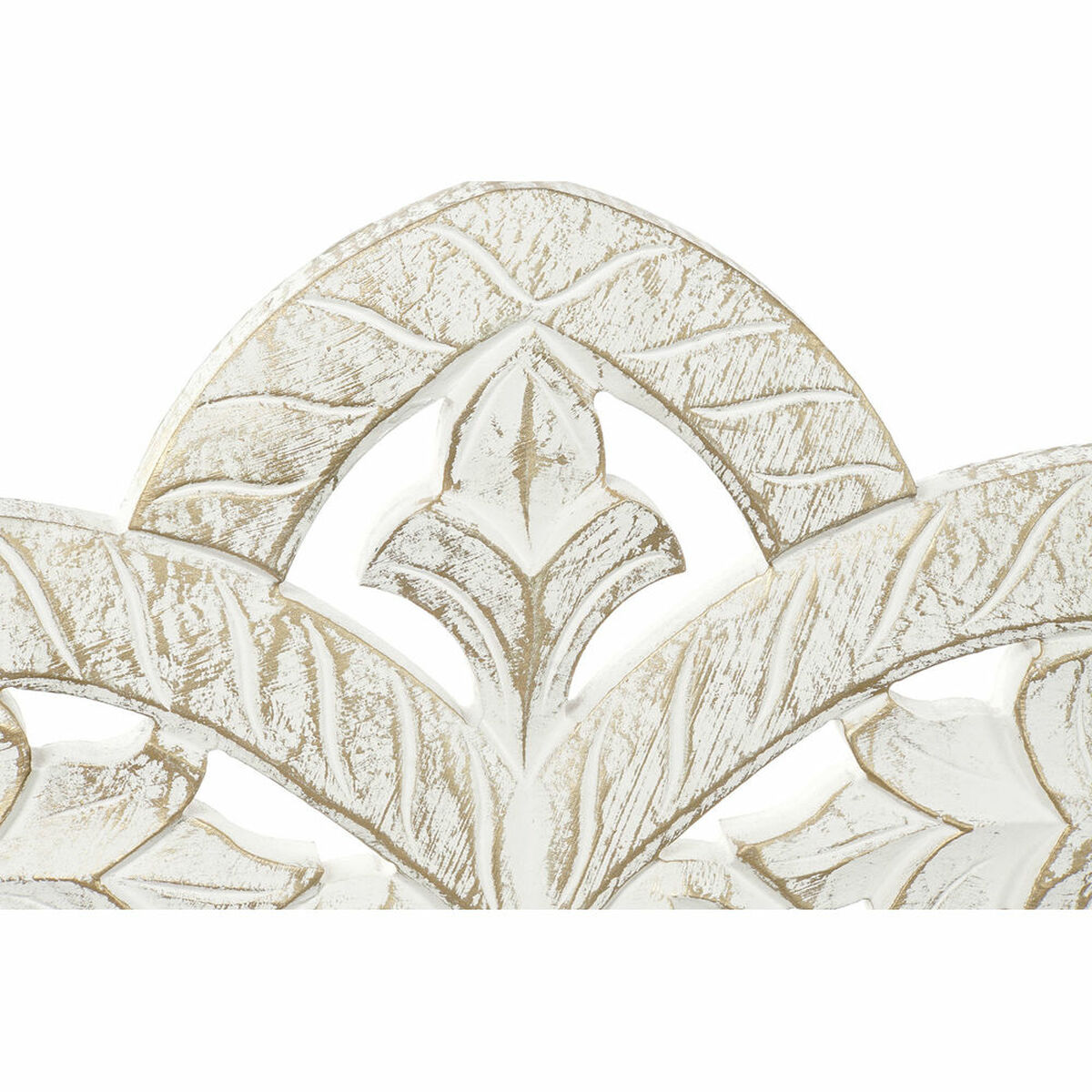 Headboard DKD Home Decor White Golden MDF Wood 152 x 3 x 91 cm