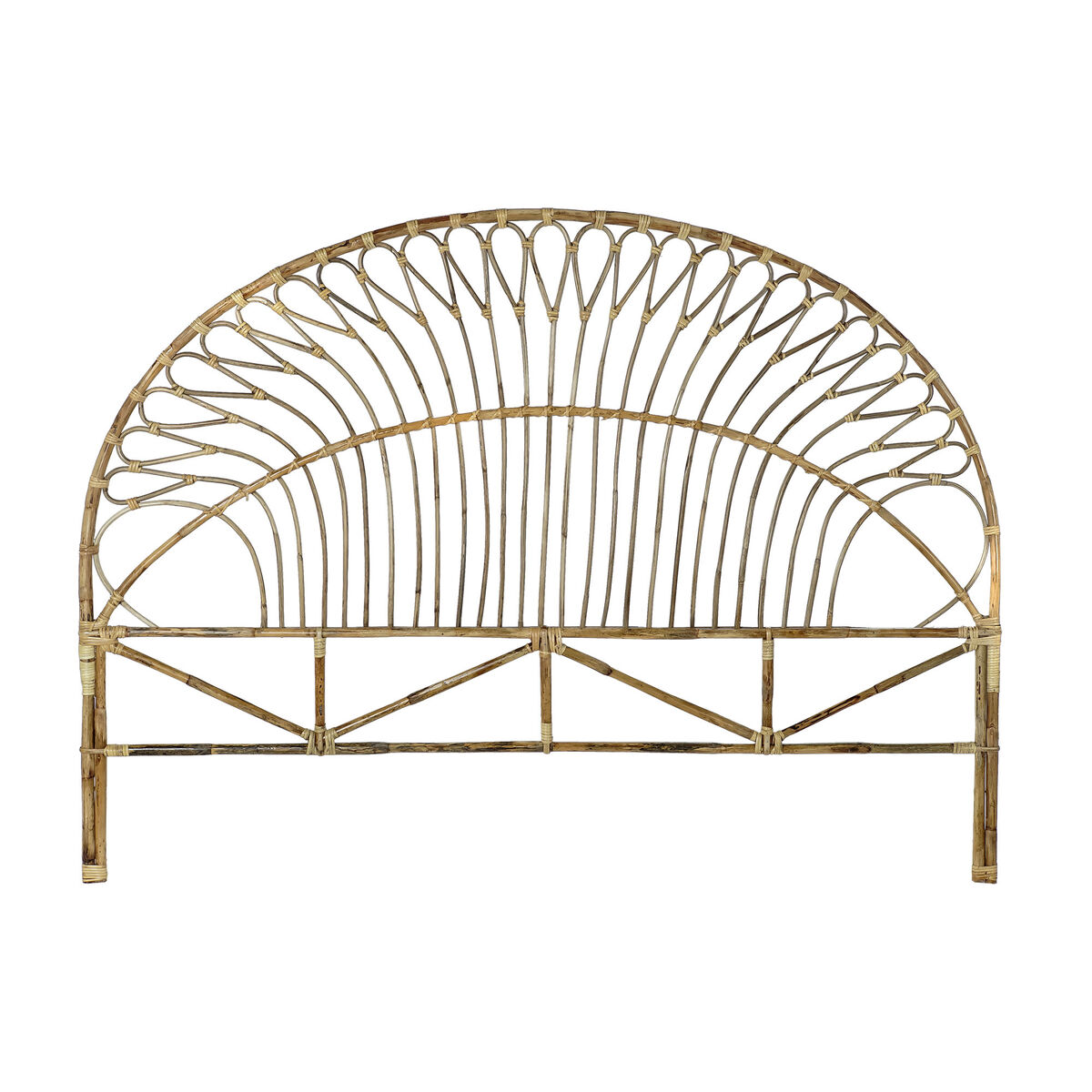 Headboard DKD Home Decor Natural Rattan 177 x 4 x 131 cm Headboard DKD Home Decor Natural Rattan 177 x 4 x 131 cm