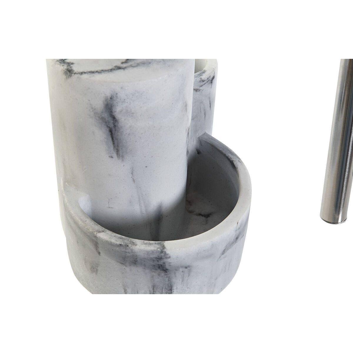 2-in-1 Soap Dispenser for the Kitchen Sink DKD Home Decor Resin Stainless steel 12,6 x 11,4 x 18,6 cm