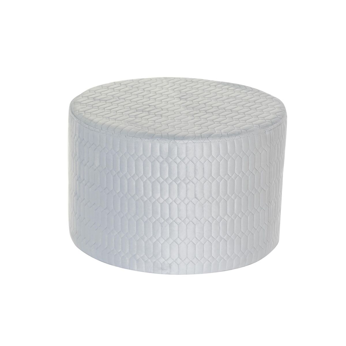 Footrest DKD Home Decor Polyester Sky blue Sponge MDF Wood (55 x 55 x 35 cm) Footrest DKD Home Decor Polyester Sky blue Sponge MDF Wood (55 x 55 x 35 cm)