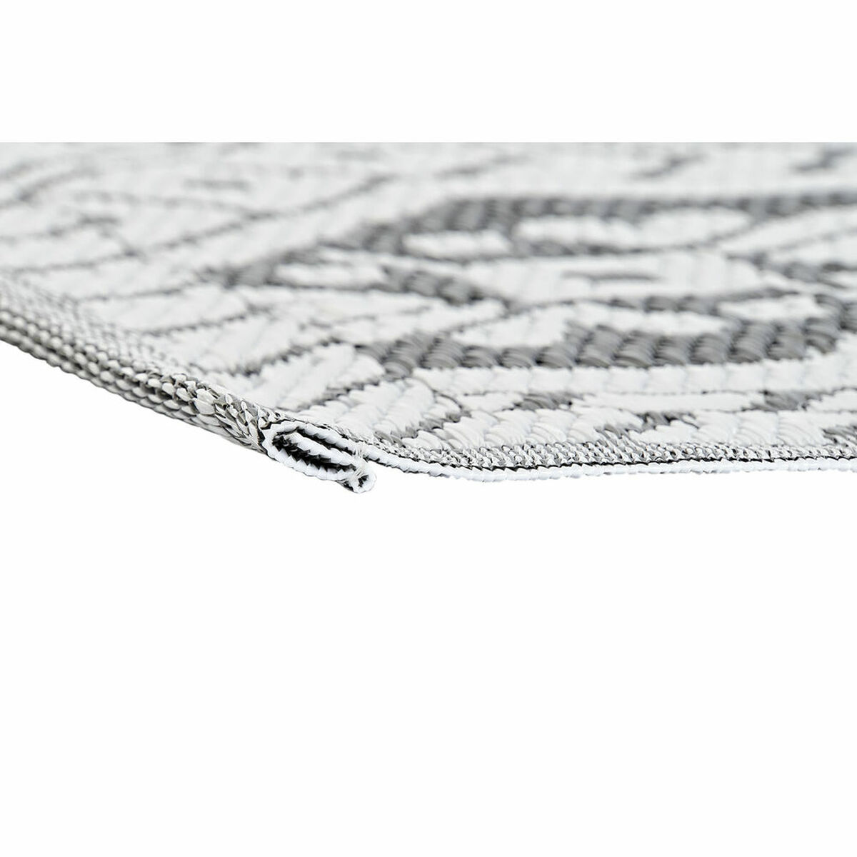 Carpet DKD Home Decor White Black Ethnic (2 Units) (150 x 210 cm)
