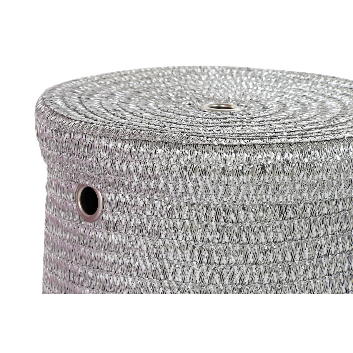 Multi-purpose basket DKD Home Decor Grey Pink polypropylene 42 x 42 x 52,5 cm 4 Kg