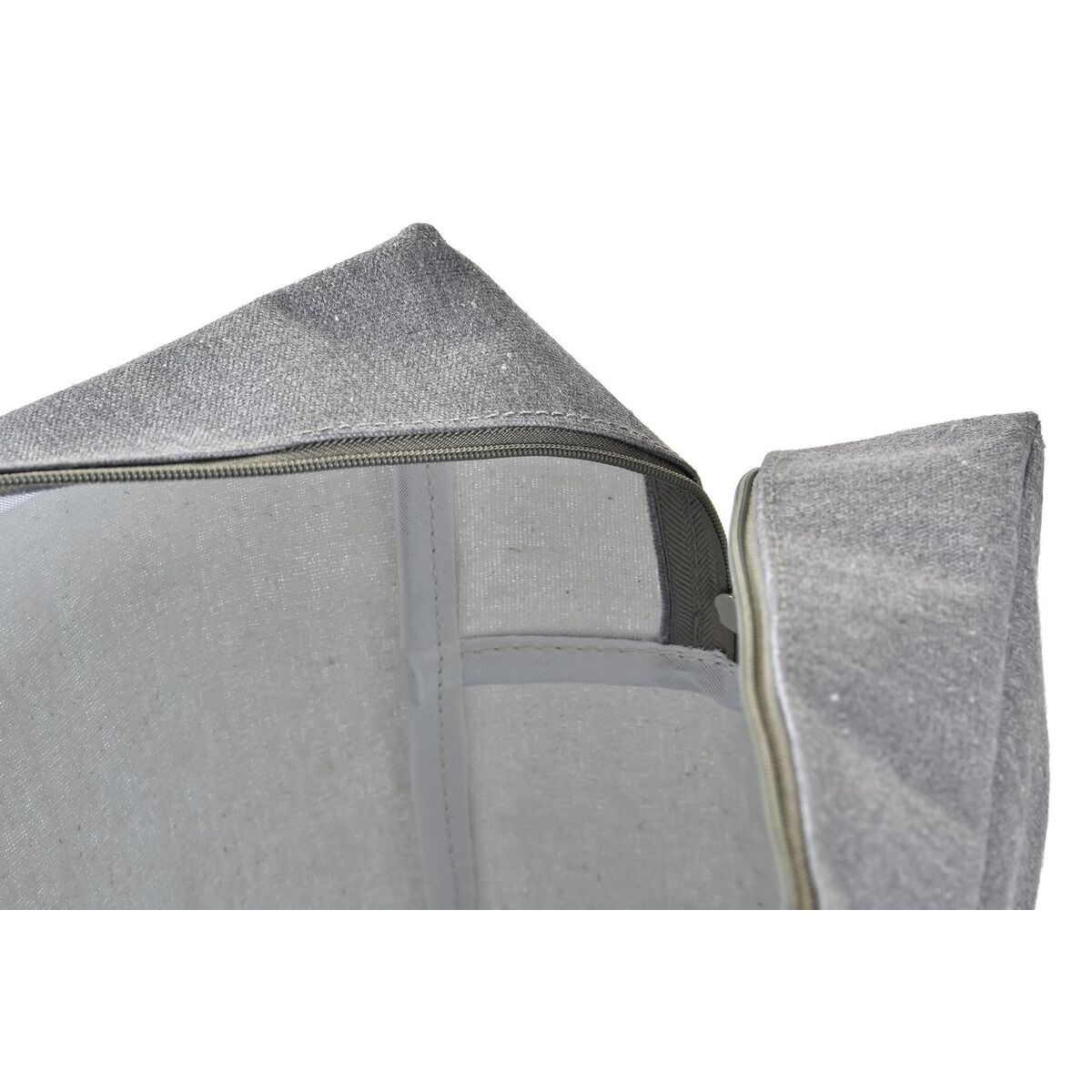 Toilet Bag DKD Home Decor Grey White Navy (30 x 10 x 20 cm) (2 Units)