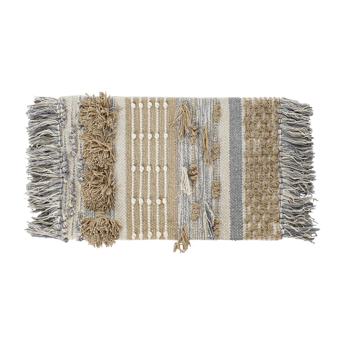 Cushion cover DKD Home Decor Multicolour Fringe Boho (50 x 3 x 30 cm)
