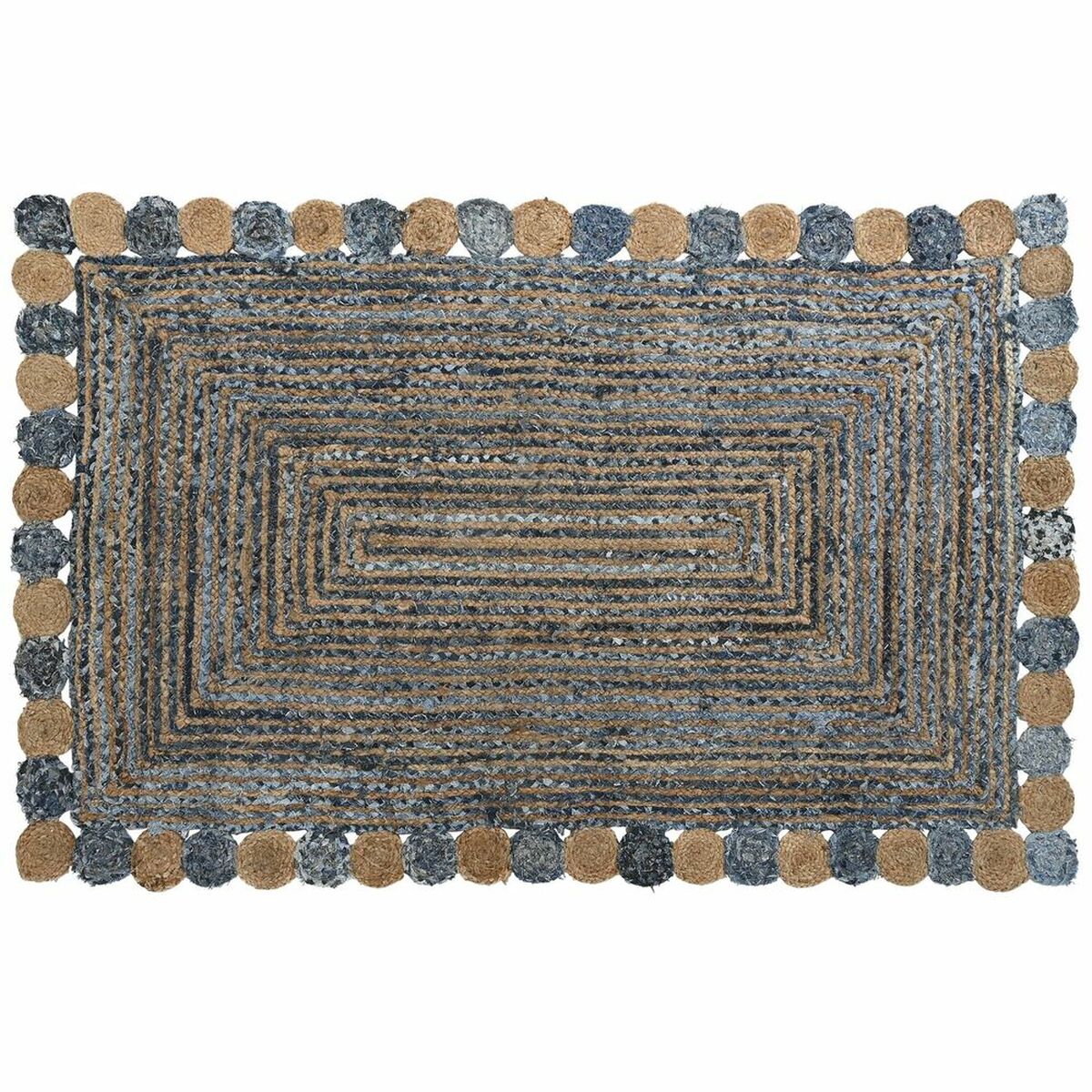 Carpet DKD Home Decor Blue Multicolour Indian Man (200 x 290 x 1 cm) Carpet DKD Home Decor Blue Multicolour Indian Man (200 x 290 x 1 cm)
