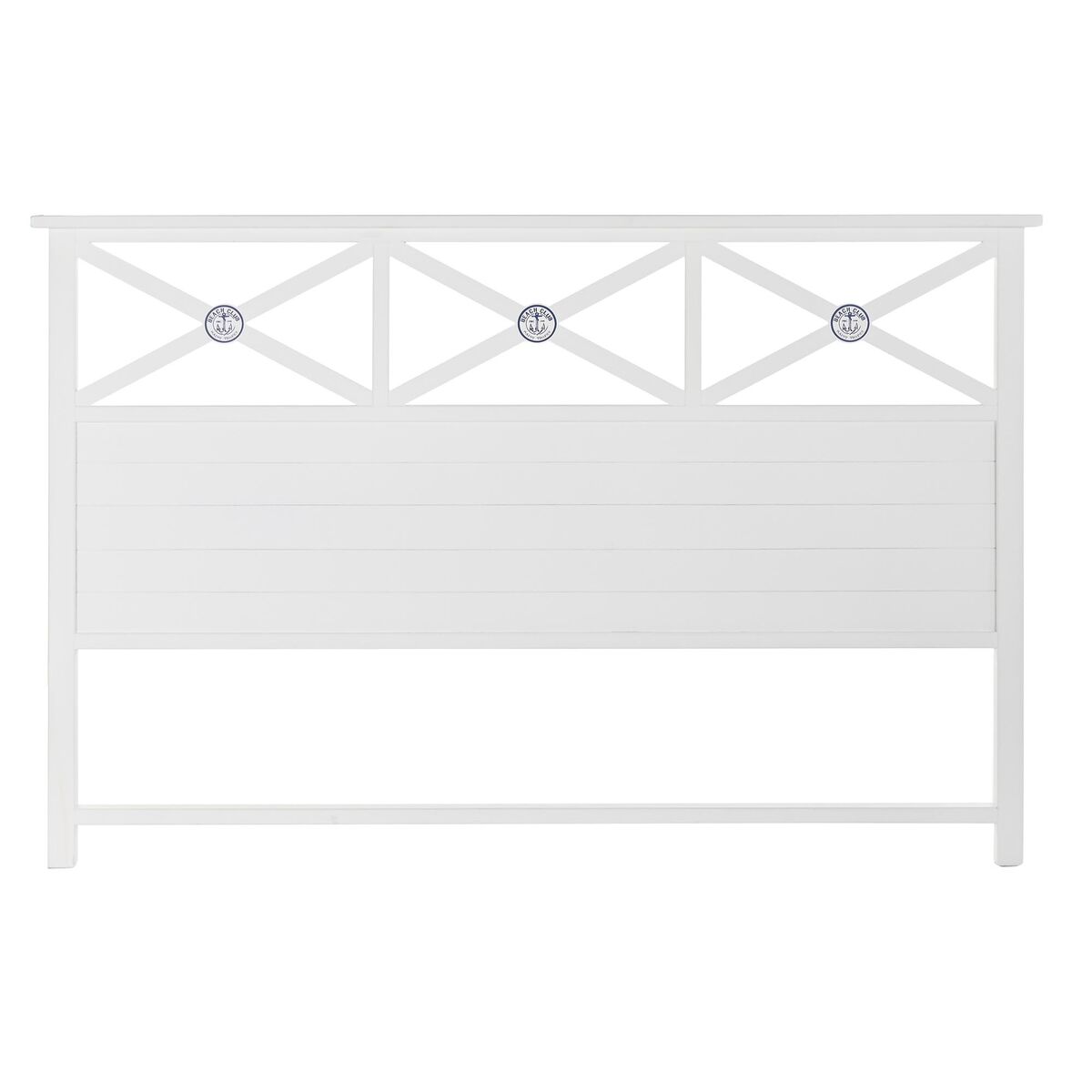 Headboard DKD Home Decor Blue White Wood 180 x 6 x 120 cm Headboard DKD Home Decor Blue White Wood 180 x 6 x 120 cm