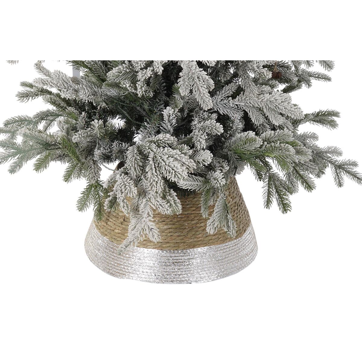 Christmas tree skirt DKD Home Decor Seagrass (45 x 45 x 24 cm) (3 Units)