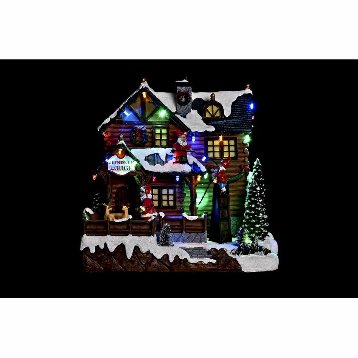 Doll’s House DKD Home Decor Multicolour Musical 25,5 x 21 x 25 cm Movement LED Light