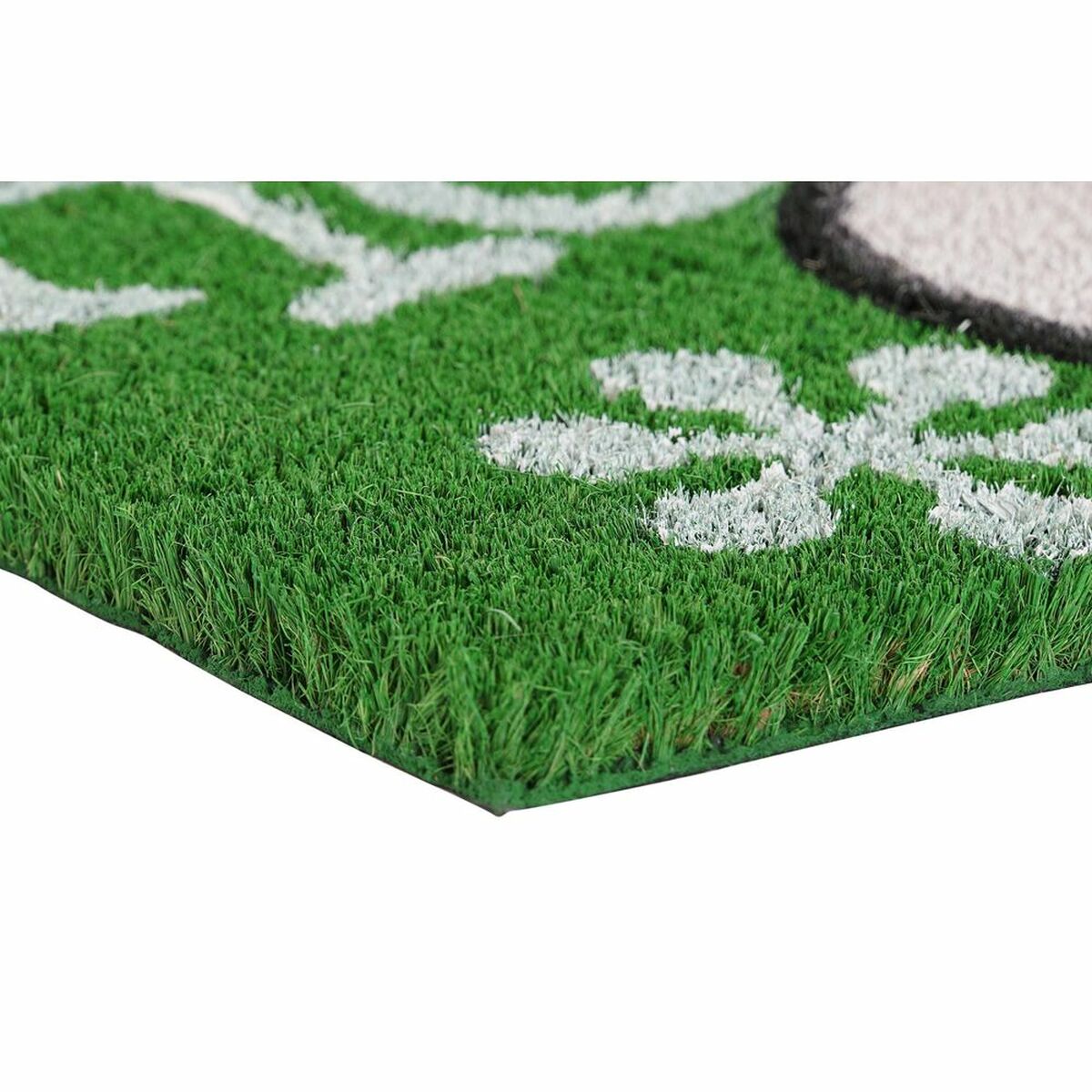 Doormat DKD Home Decor Christmas PVC Father Christmas Coconut Fibre (60 x 40 x 1,5 cm) (2 Units)