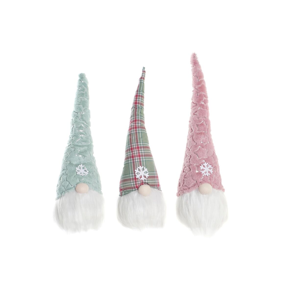 Decoration DKD Home Decor Gnome Polyester (17 x 16 x 54 cm) (3 Units)