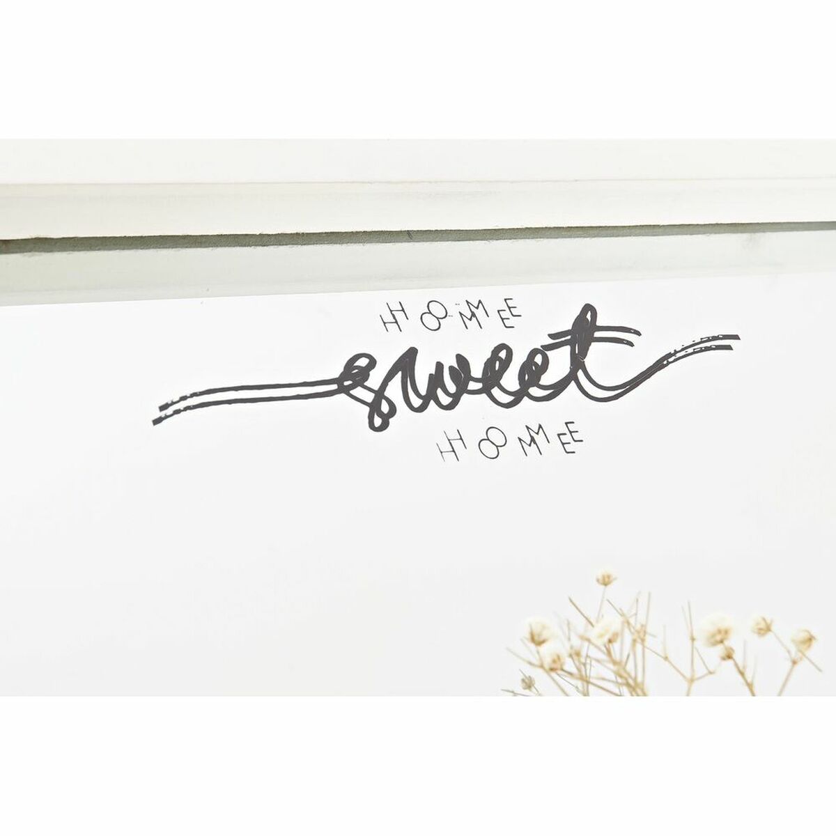 Wall mirror DKD Home Decor White Natural Cottage 30 x 4 x 40 cm (2 Units) (2 Pieces)