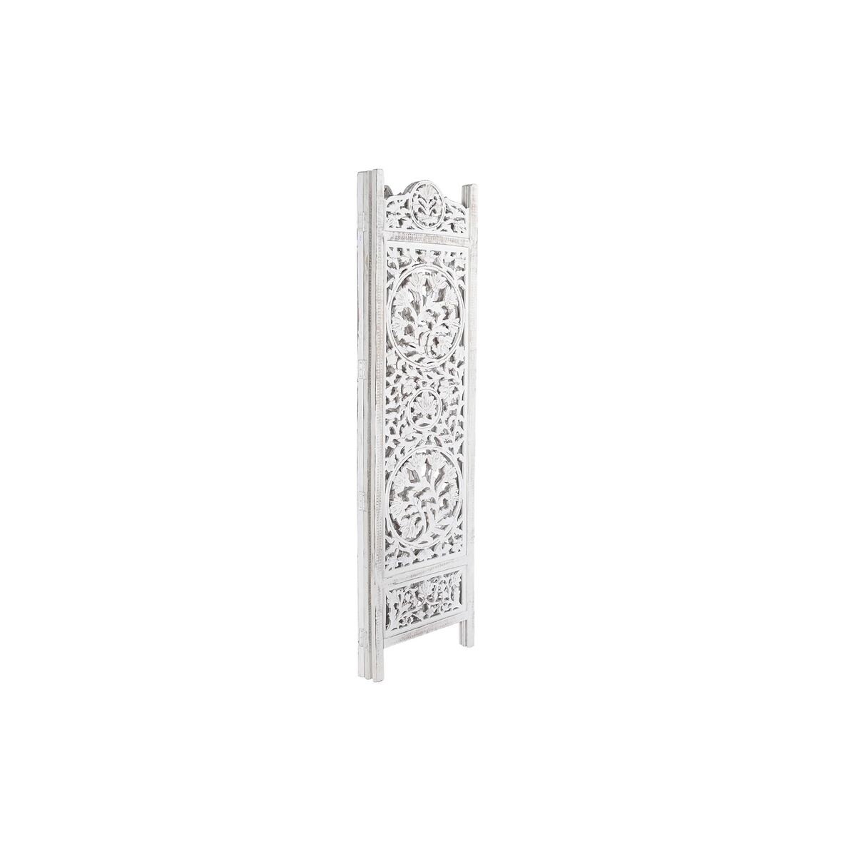 Folding screen DKD Home Decor White Mango wood MDF Wood 150 x 2 x 180 cm