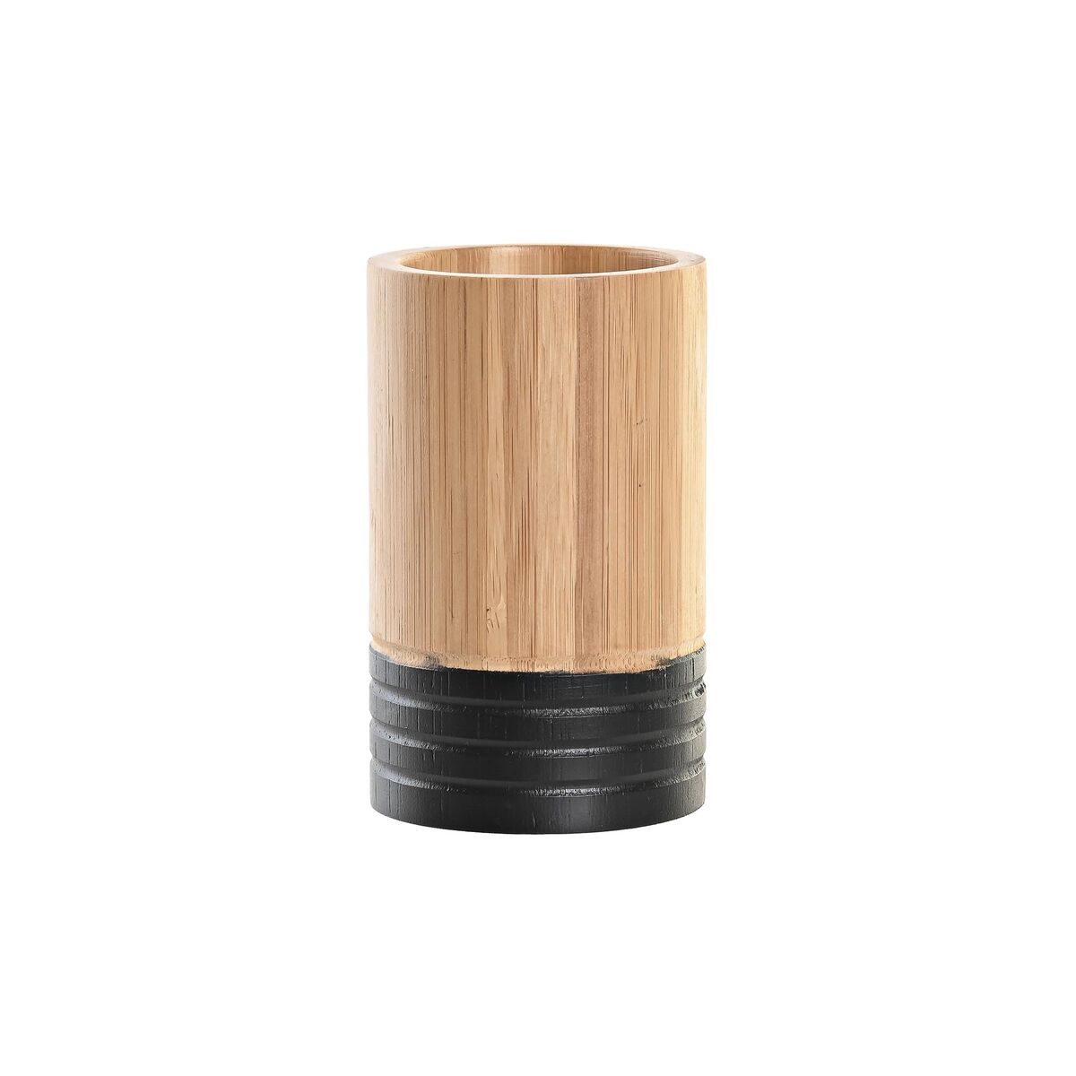 Toothbrush Holder DKD Home Decor Bamboo 7 x 7 x 11 cm Toothbrush Holder DKD Home Decor Bamboo 7 x 7 x 11 cm