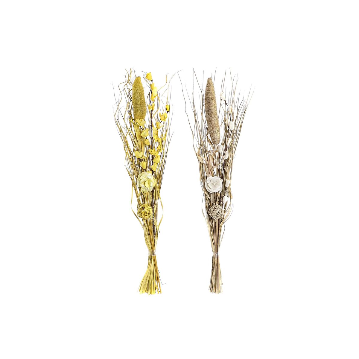 Bunch DKD Home Decor Natural Golden White Yellow Dried flower (30 x 30 x 100 cm) (2 Units) Bunch DKD Home Decor Natural Golden White Yellow Dried flower (30 x 30 x 100 cm) (2 Units)