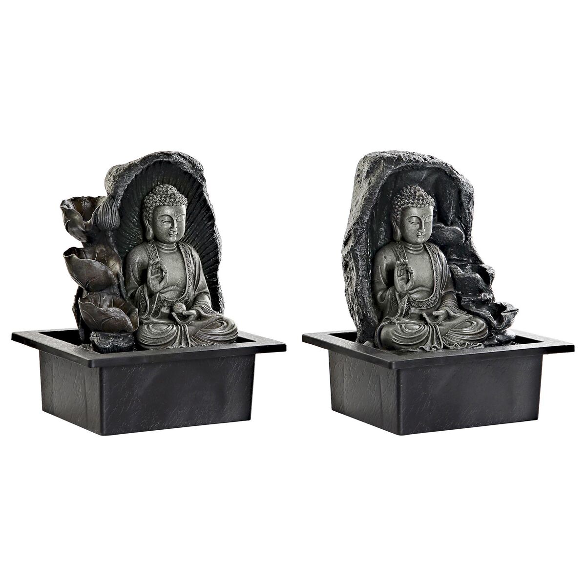 Garden fountain DKD Home Decor 21 x 17,5 x 25 cm Buddha Resin Oriental (2 Units) Garden fountain DKD Home Decor 21 x 17,5 x 25 cm Buddha Resin Oriental (2 Units)